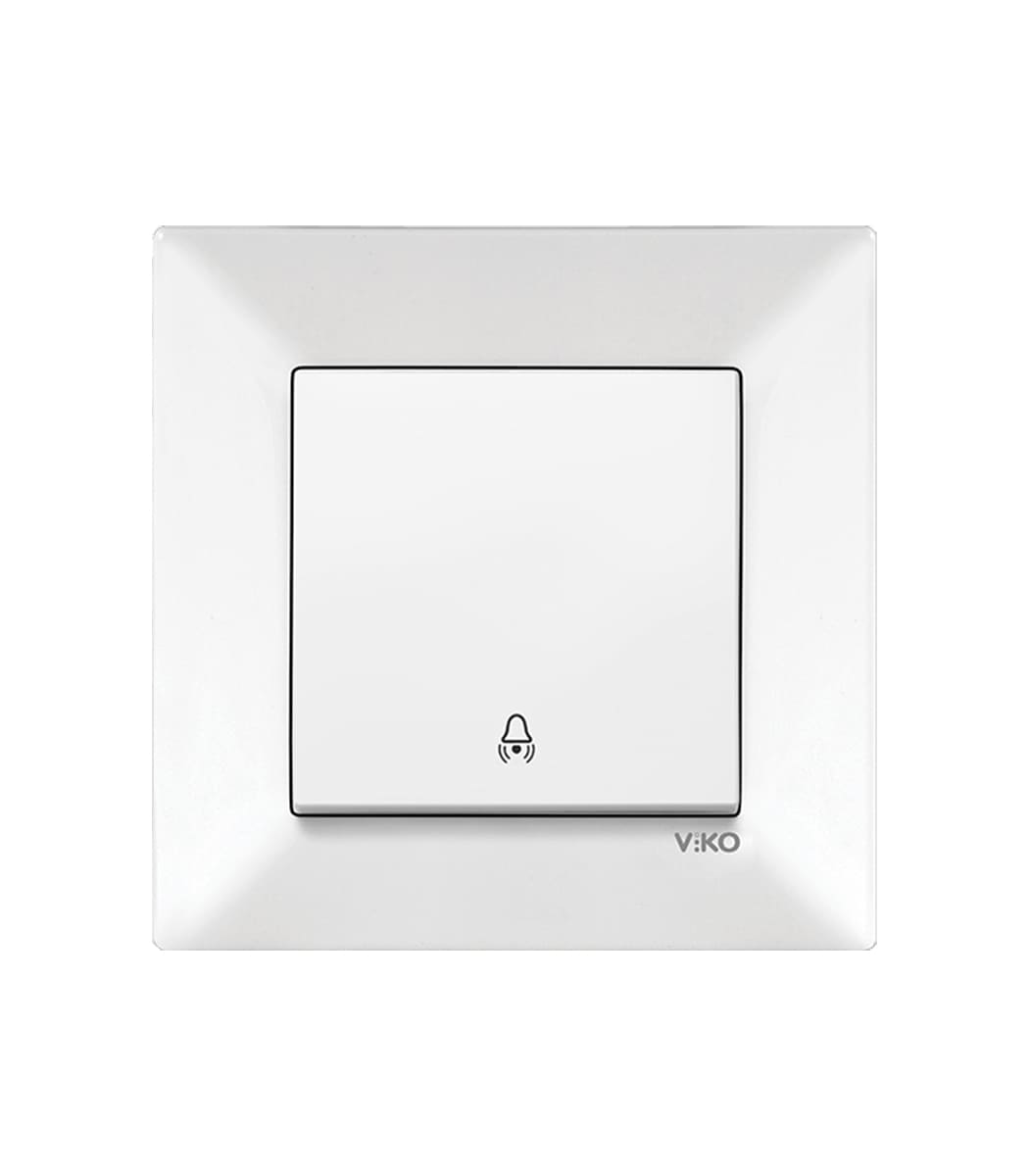 knopka-zvonka-viko-meridian-belyy-90970006-wh-1 Кнопка звонка Viko Meridian Белый 90970006-WH — изображение 1