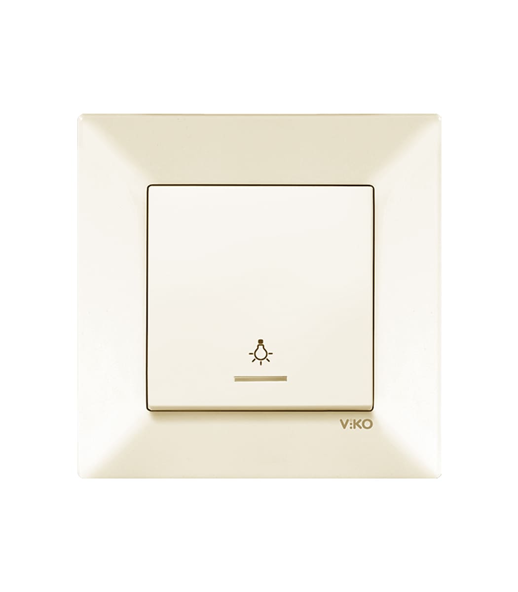 knopochnyy-vyklyuchatel-s-podsvetkoy-viko-meridian-krem-90970214-wh-1 Кнопочный Выключатель с подсветкой Viko Meridian Крем 90970214-WH — изображение 1