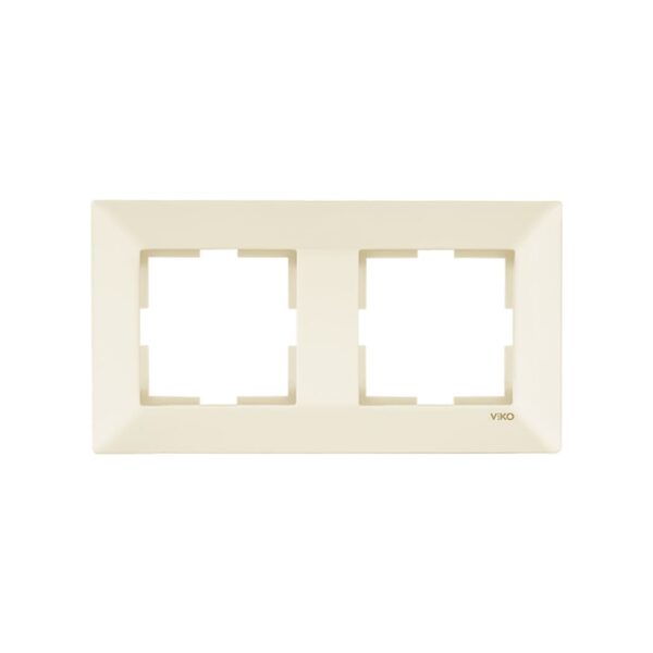 Рамка 2-я горизонтальная Viko Meridian Крем 90979012-WH