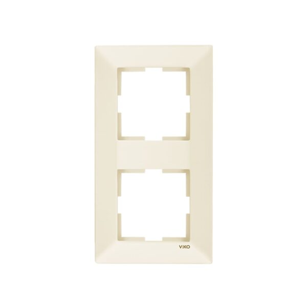 Рамка 2-я вертикальна Viko Meridian Крем 90979032-WH