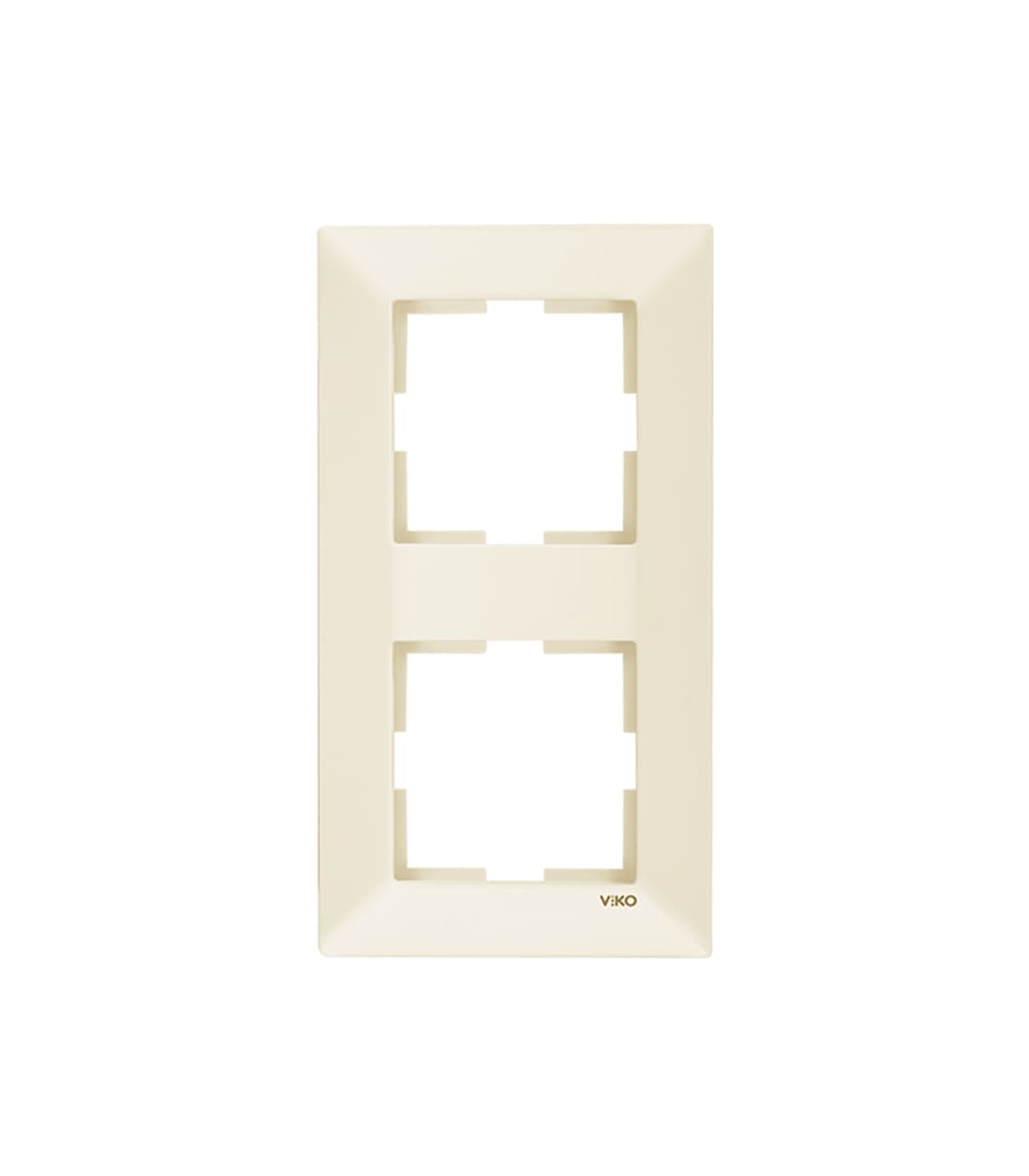ramka-2-ya-vertikalnaya-viko-meridian-krem-90979032-wh-1 Рамка 2-я вертикальная Viko Meridian Крем 90979032-WH - Зображення 1