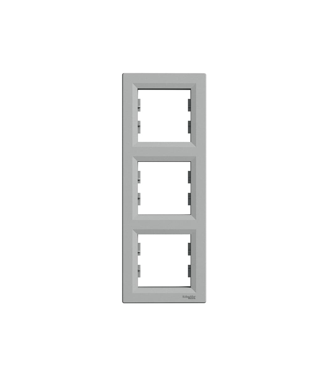 ramka-3ya-schneider-electric-asfora-vertikalnaya-alyuminiy-eph5810361-1 Рамка 3я Schneider Electric Asfora вертикальная Алюминий EPH5810361 — изображение 1