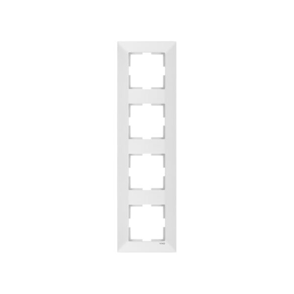 Рамка 4-я вертикальная Viko Meridian Белый 90979024-WH