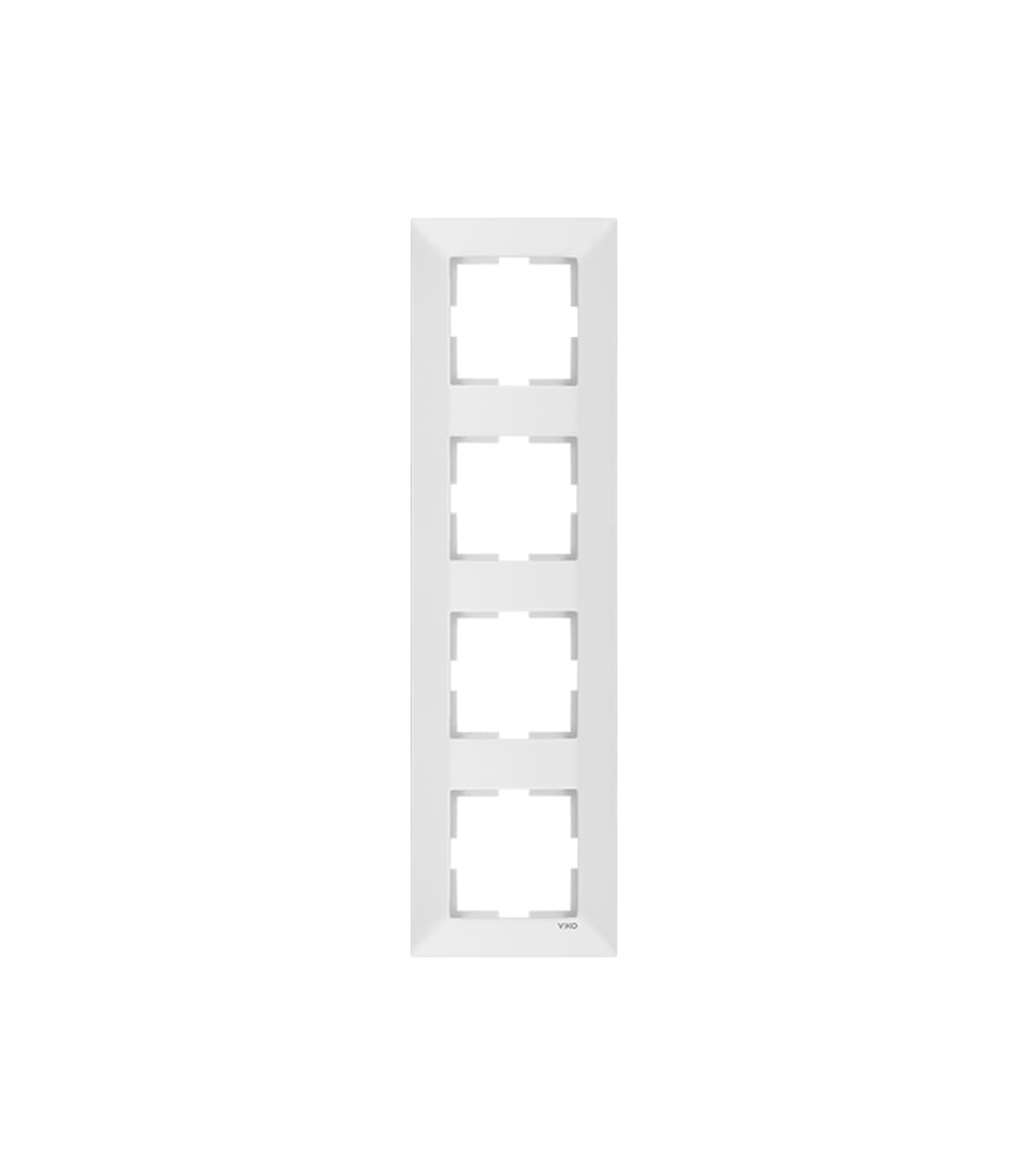 ramka-4-ya-vertikalnaya-viko-meridian-belyy-90979024-wh-1 Рамка 4-я вертикальная Viko Meridian Белый 90979024-WH — изображение 1