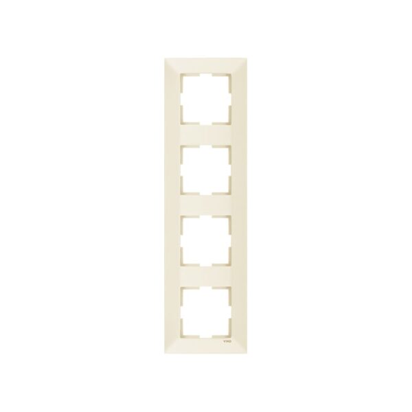 Рамка 4-я вертикальная Viko Meridian Крем 90979034-WH