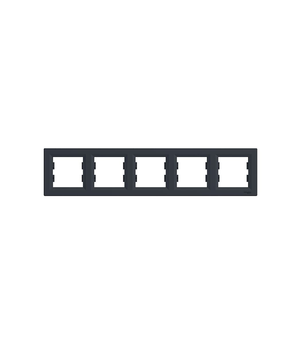 ramka-5ya-schneider-electric-asfora-gorizontalnaya-antracit-eph5800571-1 Рамка 5я Schneider Electric Asfora горизонтальная Антрацит EPH5800571 — изображение 1