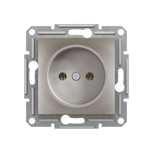Розетка без заземления Schneider Electric Asfora Бронза EPH3000169