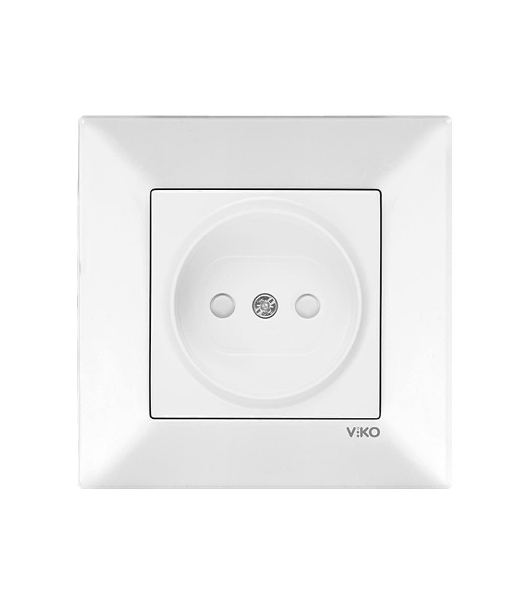 rozetka-odinarnaya-so-shtorkami-viko-meridian-belyy-90970043-wh-1 Розетка одинарная со шторками Viko Meridian Белый 90970043-WH - Зображення 1