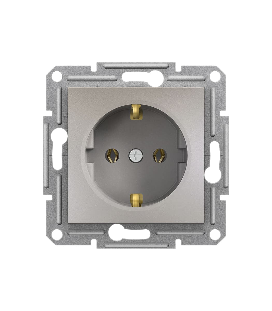 rozetka-s-zazemleniem-schneider-electric-asfora-bronza-eph2900169-1 Розетка с заземлением Schneider Electric Asfora Бронза EPH2900169 — изображение 1