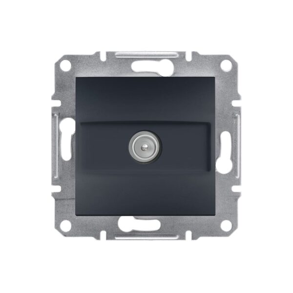 Розетка TV кінцева Schneider Electric Asfora Антрацит EPH3200171