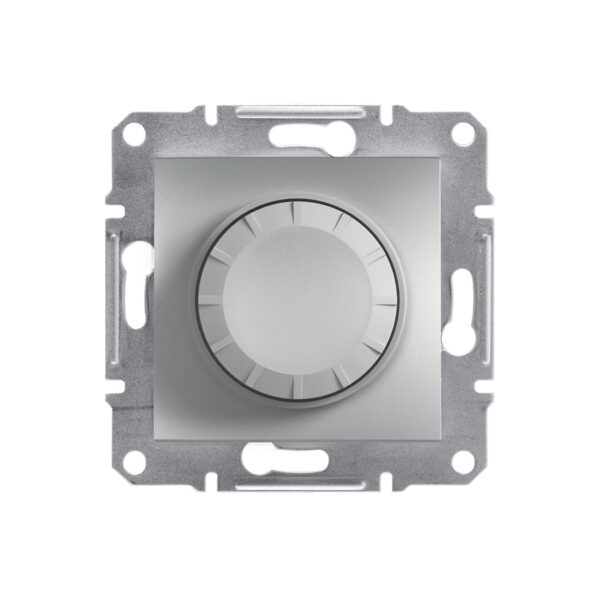 Світлорегулятор (диммер) поворотний 600 Вт Schneider Electric Asfora Алюміній EPH6400161