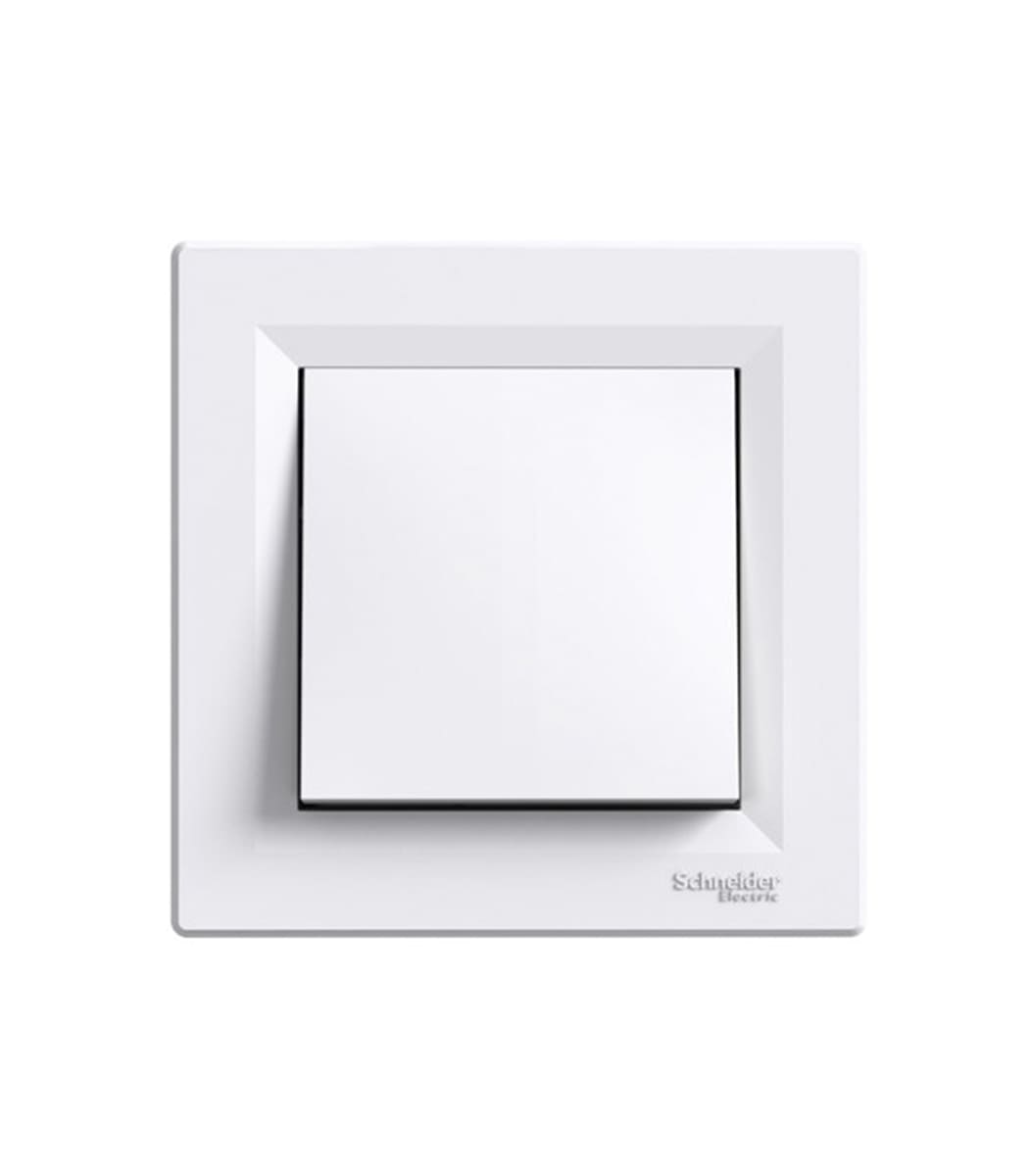 vyklyuchatel-1kl-perekrestnyy-belyy-asfora-eph0500121 Выключатель 1кл перекрестный, Белый, Asfora EPH0500121 - Зображення 1