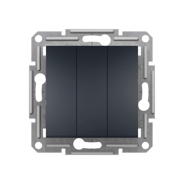 Вимикач 3-кл Schneider Electric Asfora Антрацит EPH2100171
