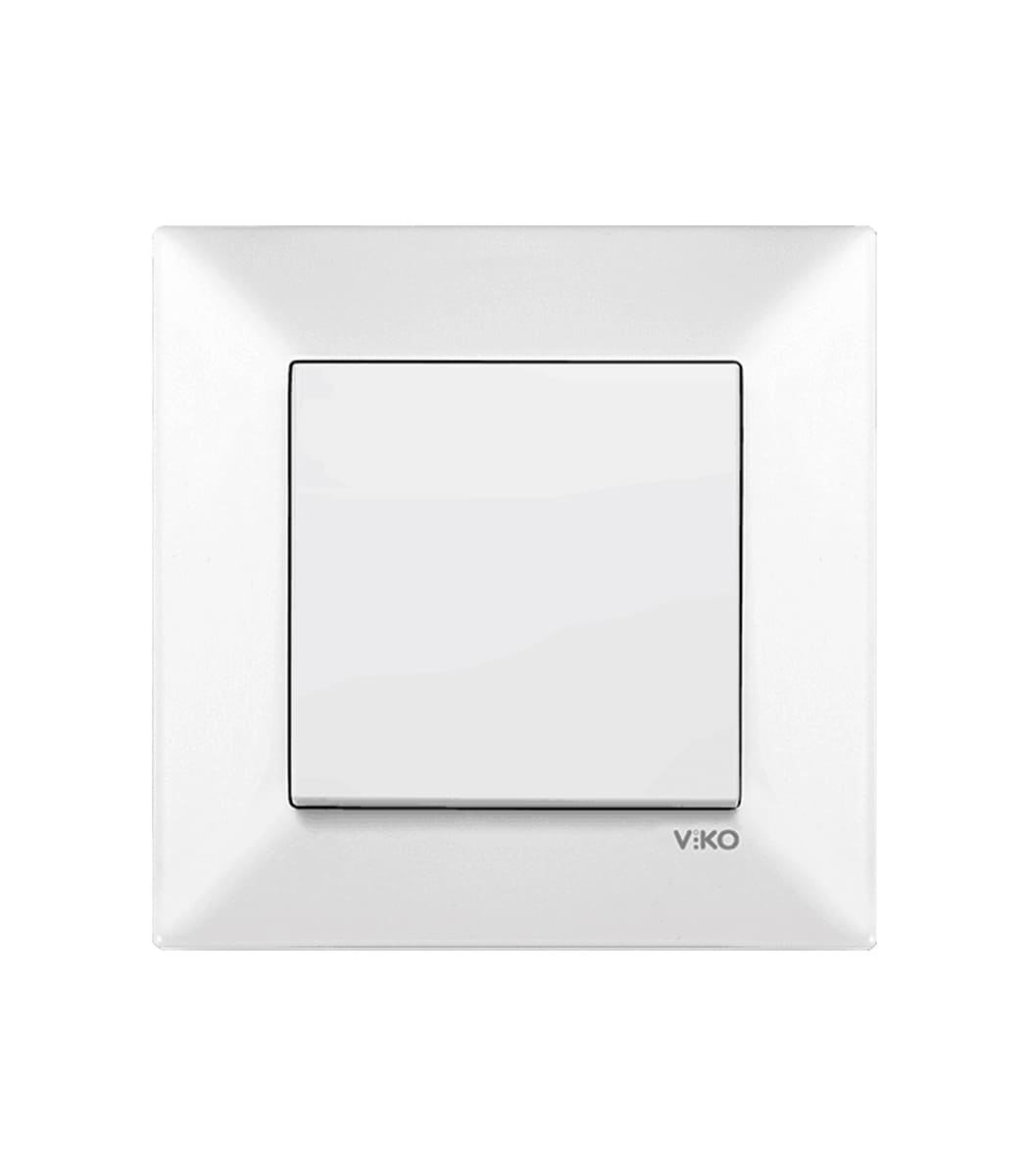 vyklyuchatel-odinarnyy-viko-meridian-belyy-90970001-wh-1 Выключатель одинарный Viko Meridian Белый 90970001-WH — изображение 1