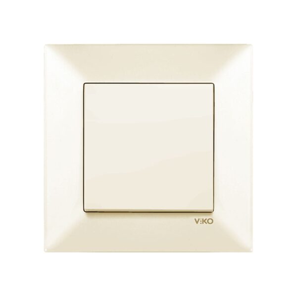 Выключатель одинарный Viko Meridian Крем 90970201-WH