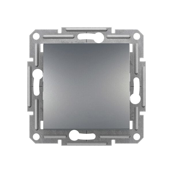 Вимикач одноклавішний перехресний Schneider Electric Asfora Сталь EPH05001662