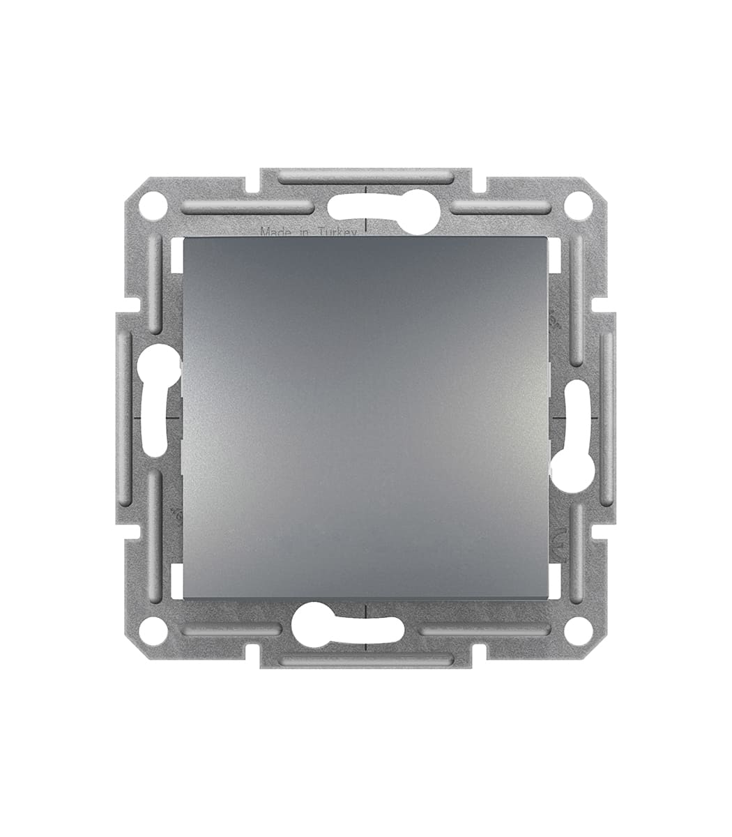 vyklyuchatel-odnoklavishnyy-schneider-electric-asfora-asfora-stal-eph0100162-1 Выключатель одноклавишный Schneider Electric Asfora Asfora Сталь EPH0100162 — изображение 1