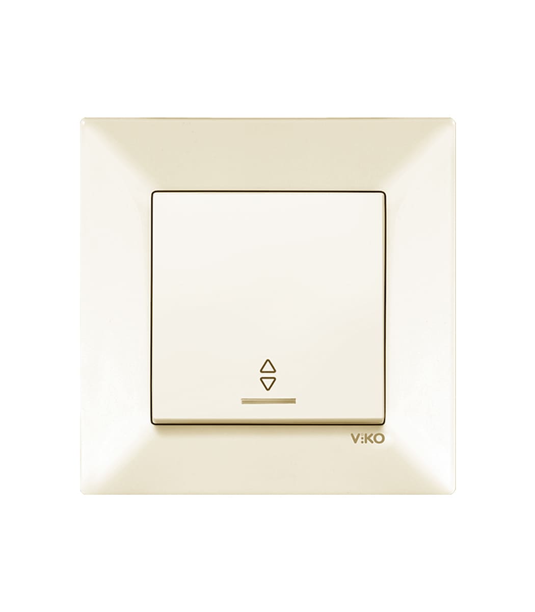 vyklyuchatel-prohodnoy-s-podsvetkoy-viko-meridian-krem-90970263-wh-1 Выключатель проходной с подсветкой Viko Meridian Крем 90970263-WH — изображение 1