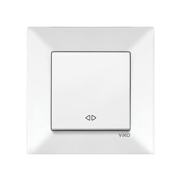 Вимикач реверсивний Viko Meridian Білий 90970031-WH