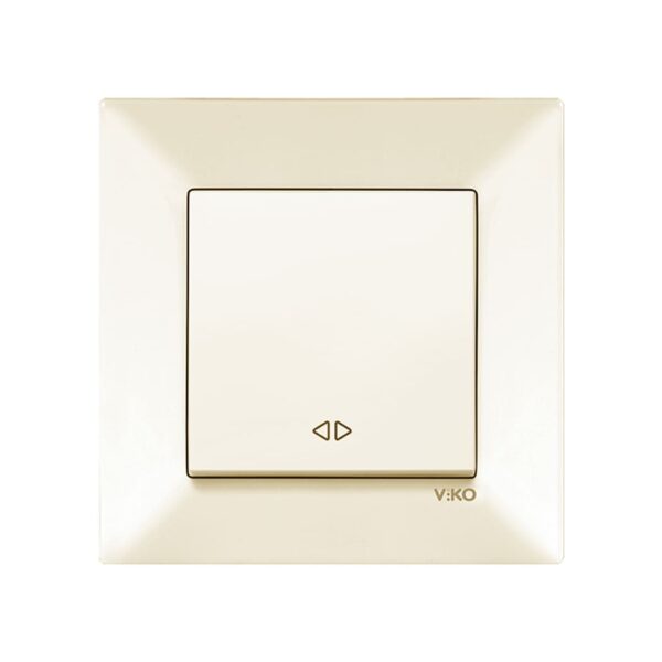 Выключатель реверсивный Viko Meridian Крем 90970231-WH
