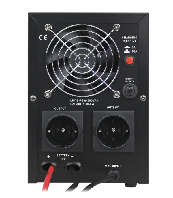 ИБП LogicPower с правильной синусоидой 12V LPY-B-PSW-500VA+ 350Вт 5A/10A (4149) — изображение 2