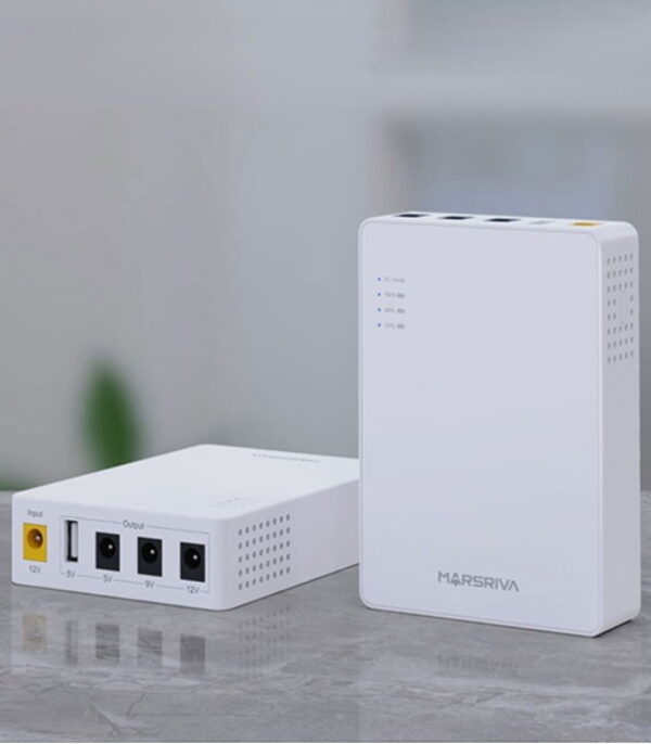 Источник бесперебойного питания для Роутера GPon MARSRIVA Smart Mini DC UPS KP3 10000mAh — изображение 5