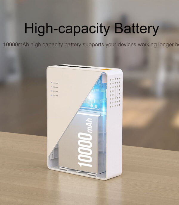 Источник бесперебойного питания для Роутера GPon MARSRIVA Smart Mini DC UPS KP3 10000mAh — изображение 2