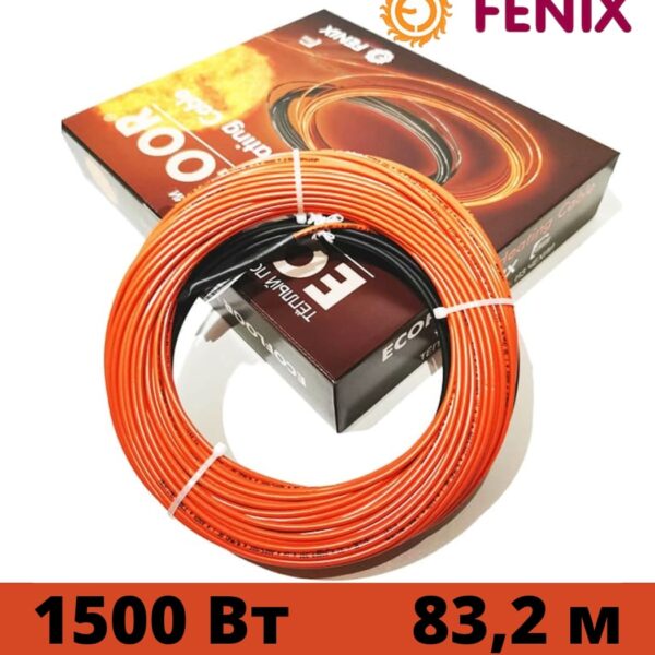 Кабель нагревательный двух жильный Fenix ADSV18 1500 Вт, 83.2 м