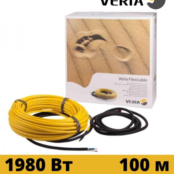 Кабель нагревательный двух жильный VERIA  Flexicable 20 100м