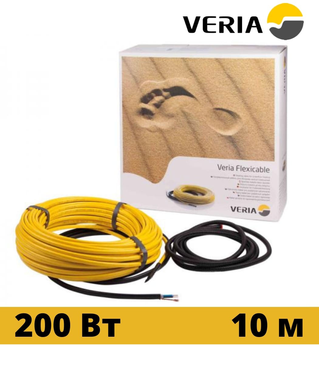 kabel-nagrevatelnyy-dvuh-jilnyy-veria-flexicable-20-10m Кабель нагревательный двух жильный VERIA Flexicable 20 10м — изображение 1