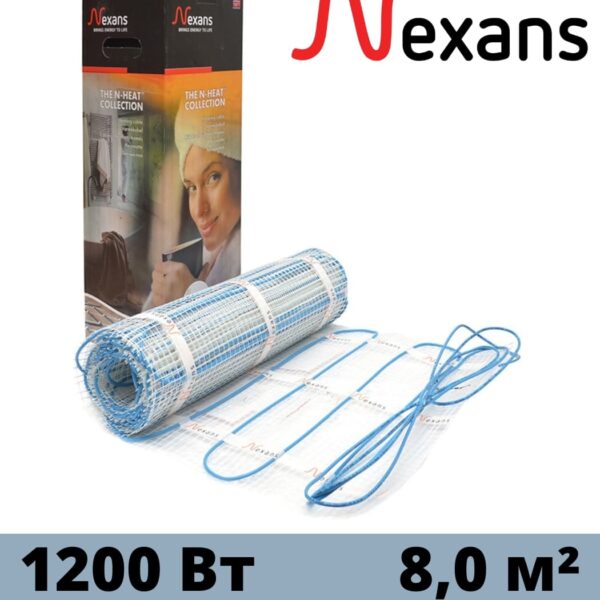 Нагревательный мат Nexans MilliMat 1200 W 8 м²