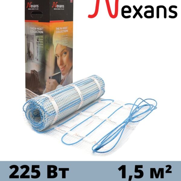 Нагревательный мат Nexans MilliMat 225 W 1,5 м²