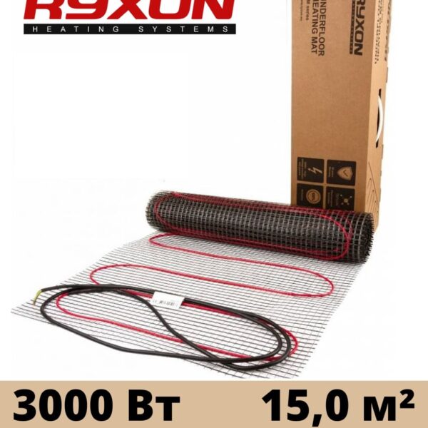 Нагревательный мат  Ryxon HM 15/3000Вт 15,0 м²