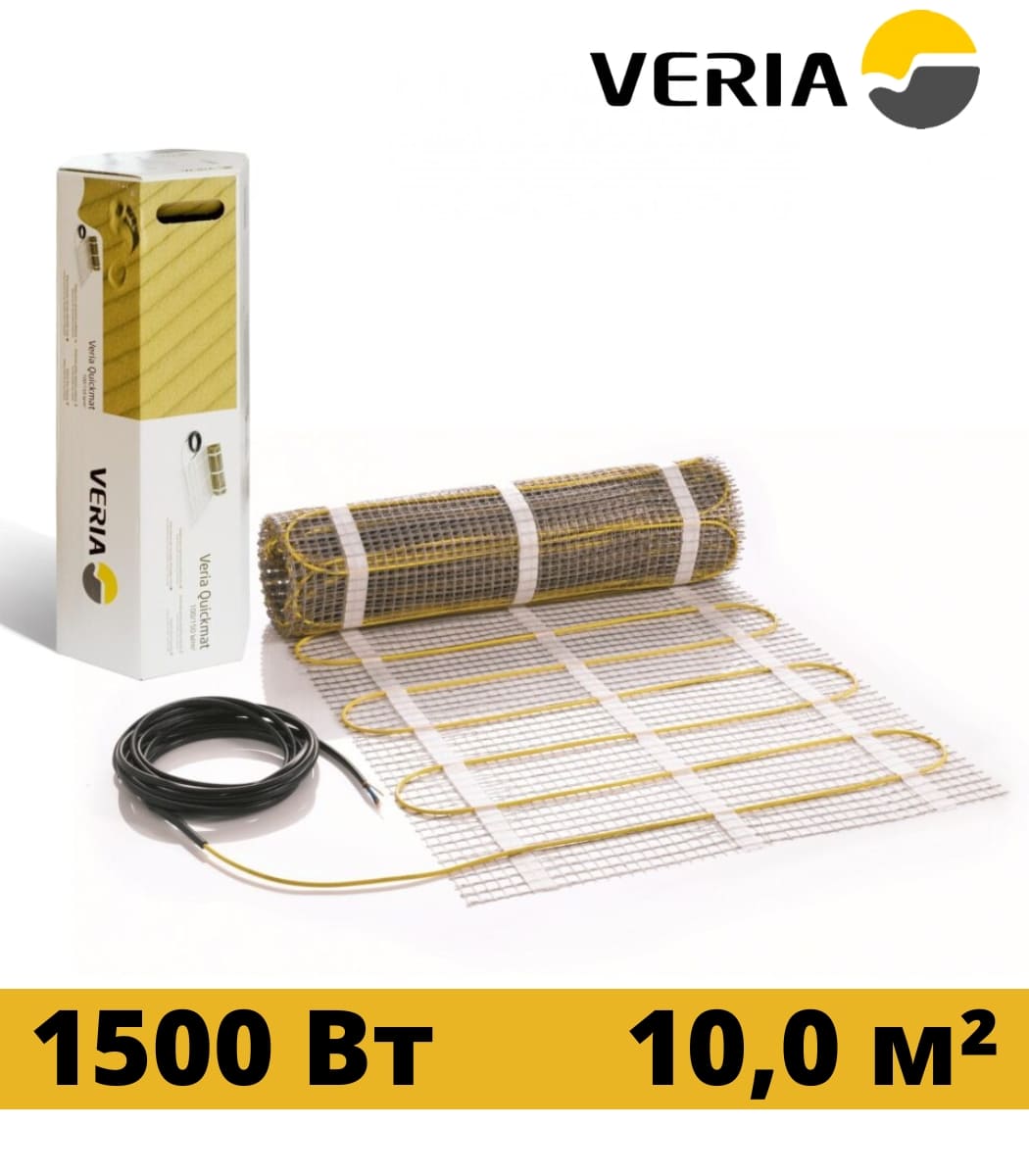 nagrevatelnyy-mat-veria-quickmat-150-10m² Нагревательный мат VERIA Quickmat 150 10м² — изображение 1