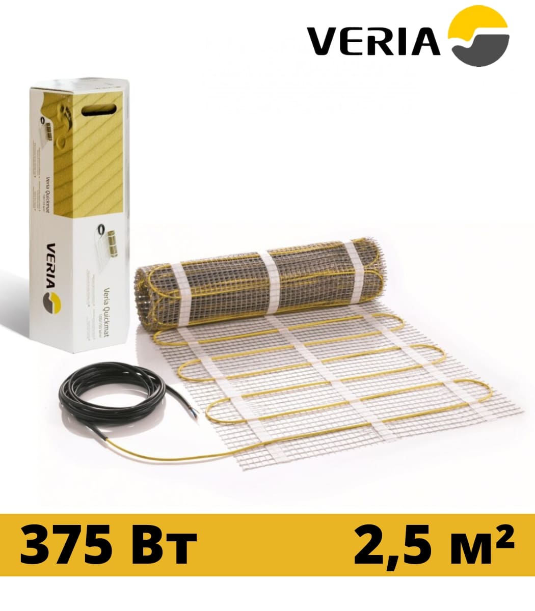 nagrevatelnyy-mat-veria-quickmat-150-25m² Нагревательный мат VERIA Quickmat 150 2,5м² — изображение 1