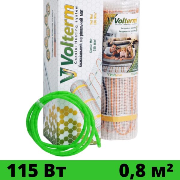 Нагрівальний мат Volterm Classic Mat 115 Вт 0,8 м2