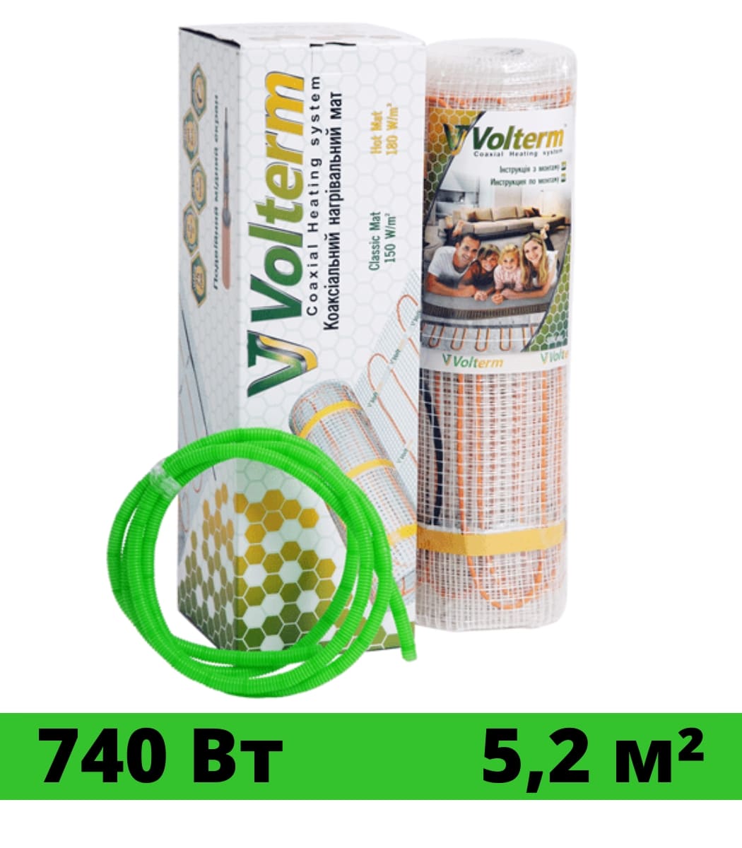 nagrevatelnyy-mat-veria-quickmat-150-35m²-10 Нагревательный мат Volterm Classic Mat 740Вт 5,2 м² — изображение 1