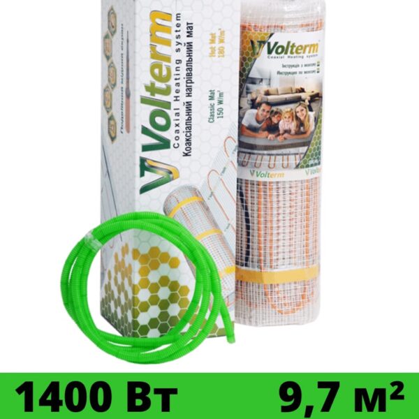 Нагревательный мат Volterm Classic Mat 1400Вт 9,7 м²