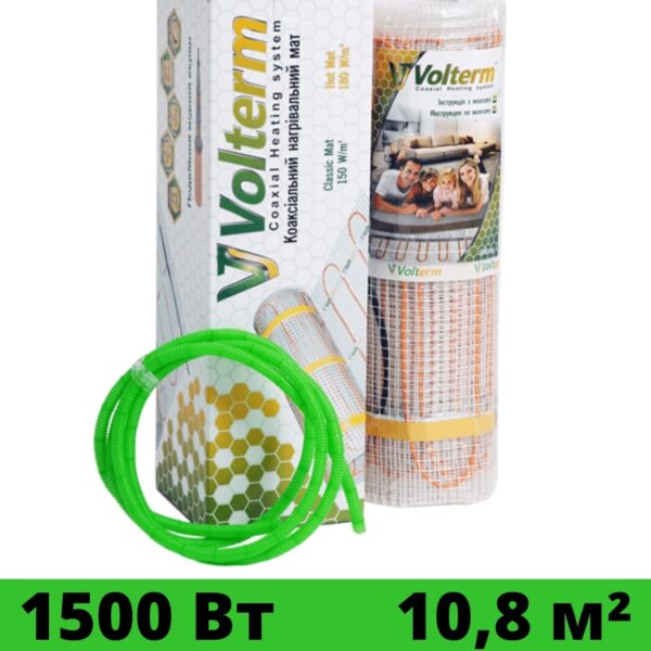 Нагревательный мат Volterm Classic Mat 1500Вт 10,8 м²
