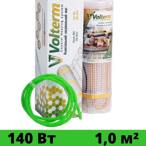 Нагревательный мат Volterm Classic  Mat 140 Вт 1,0 м²