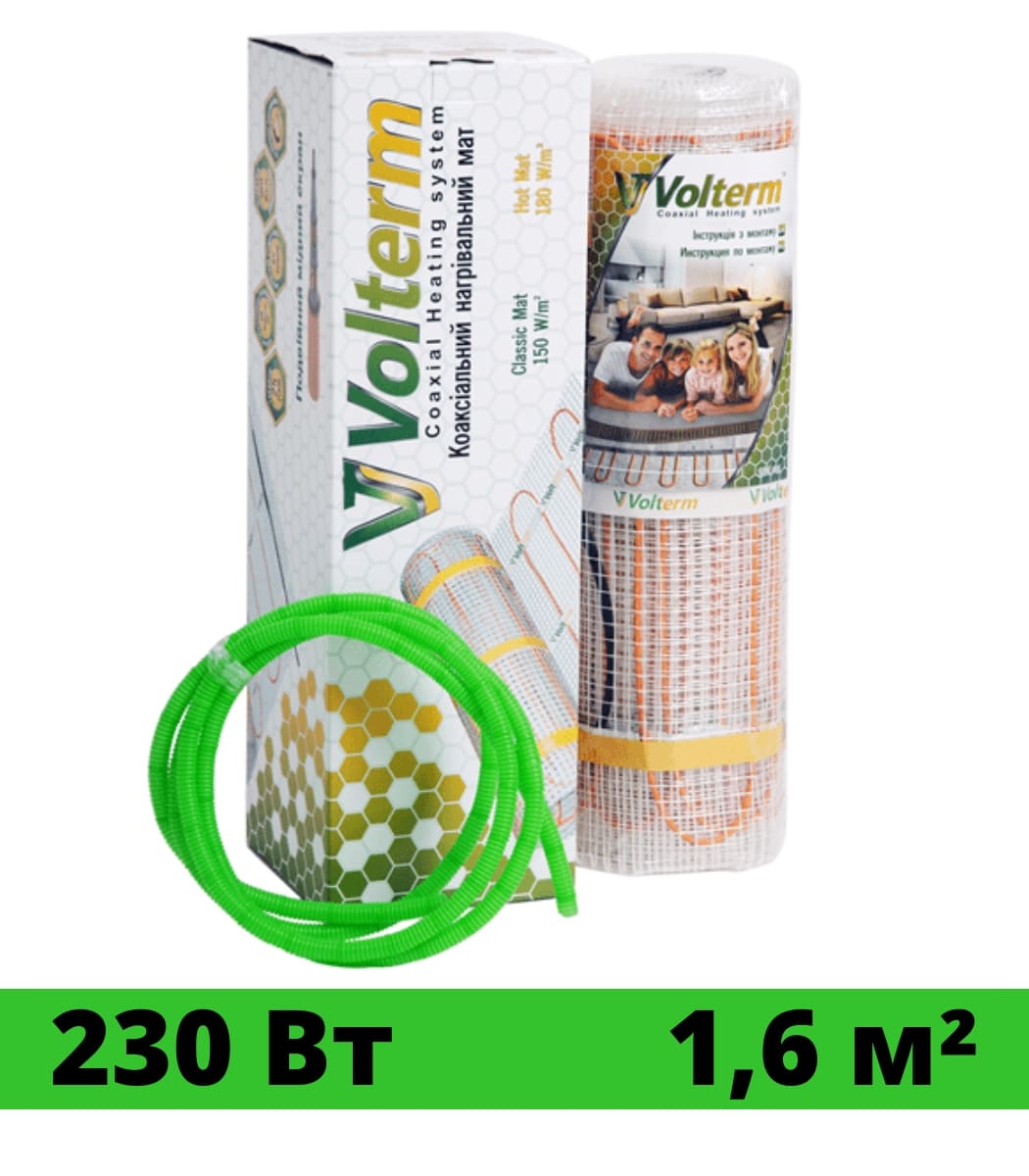 nagrevatelnyy-mat-veria-quickmat-150-35m²-4 Нагревательный мат Volterm Classic Mat 230Вт 1,6 м² — изображение 1