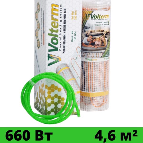 Нагревательный мат Volterm Classic Mat 660Вт 4,6 м²