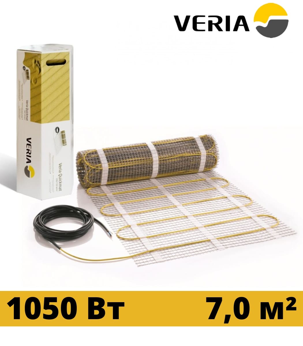 nagrevatelnyy-mat-veria-quickmat-150-7m² Нагревательный мат VERIA Quickmat 150 7м² — изображение 1