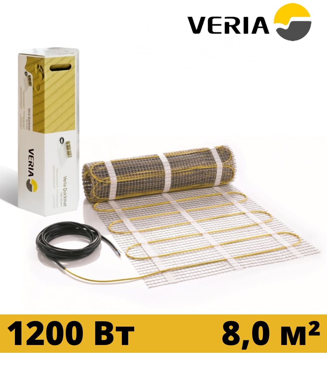 nagrevatelnyy-mat-veria-quickmat-150-8m² Нагревательный мат VERIA Quickmat 150 8м² — изображение 1