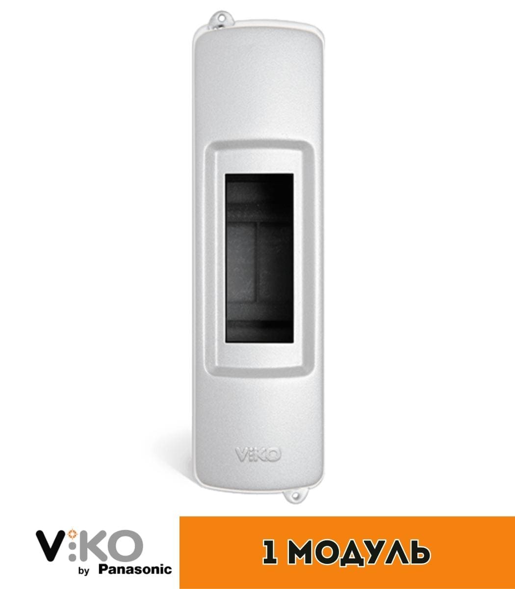 shchitok-narjunyy-shchitok-1-avt-viko Бокс Viko наружный на 1 автомат Белый 90914000 — изображение 1