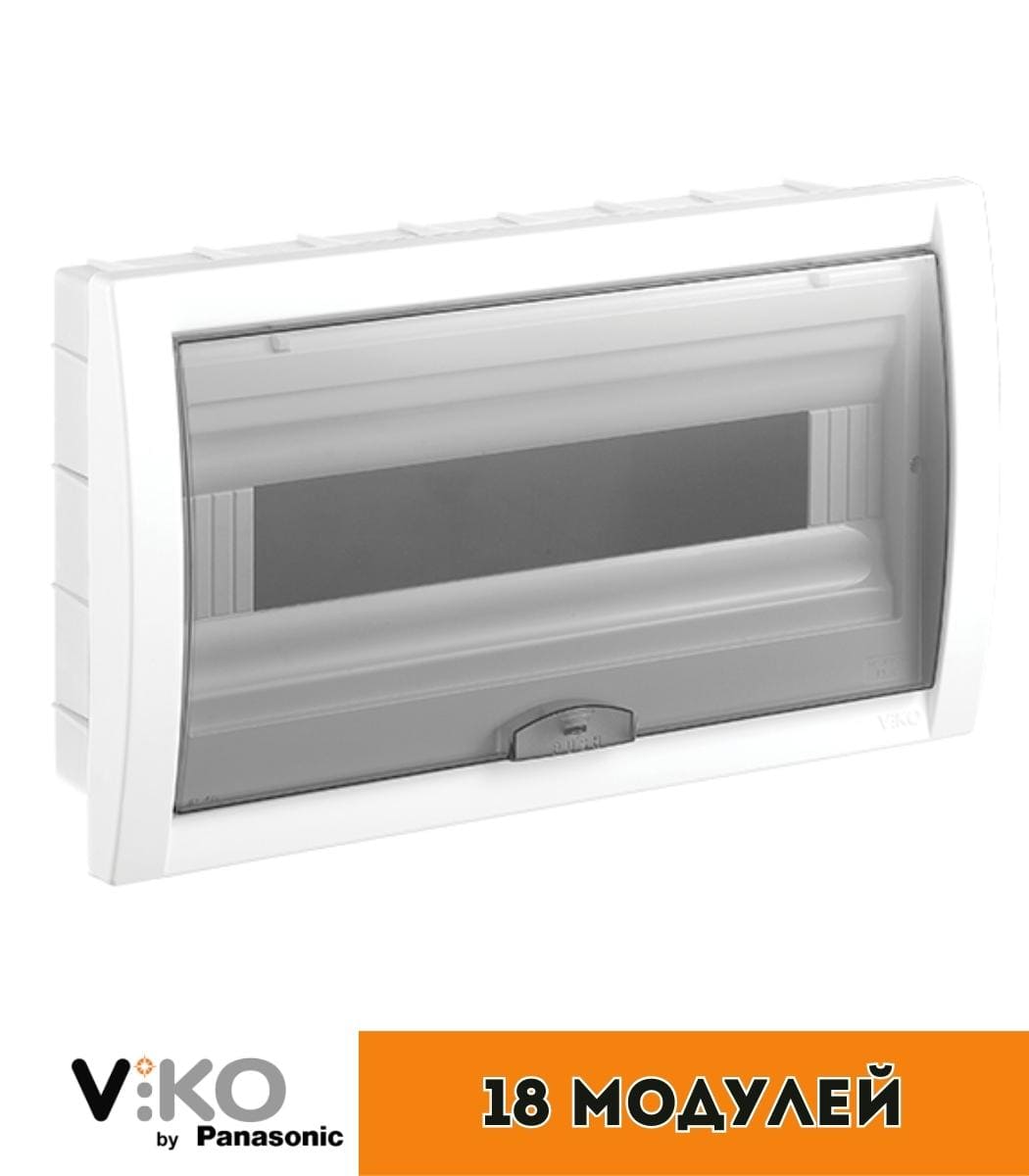 shchitok-vnutrenniy-18-avt-viko Бокс Viko внутренний на 18 автоматов Белый 90912018 — изображение 1