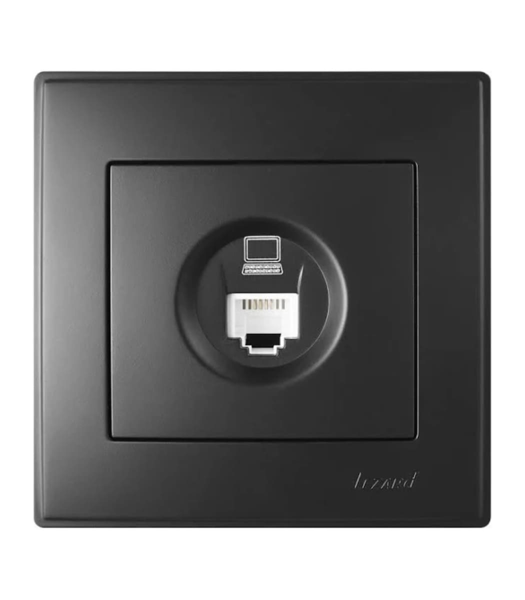 rozetka-odinarnaya-kompyuternaya-pc-lezard-lesya-antracit-705-4242-139 Розетка одинарная компьютерная PC LEZARD LESYA Антрацит 705-4242-139 — изображение 1