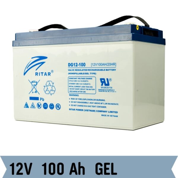 Гелевый Аккумулятор (GEL) Ritar DG12-100 12V 100ah Для ИБП
