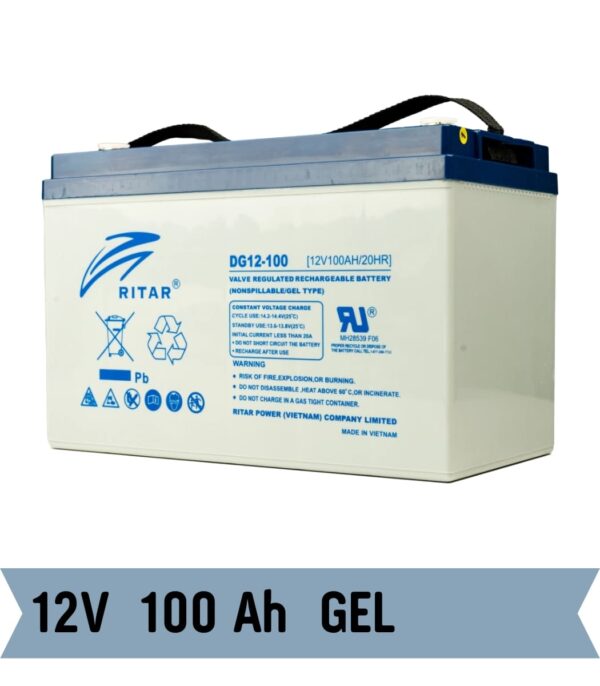 Гелевый Аккумулятор (GEL) Ritar DG12-100 12V 100ah Для ИБП