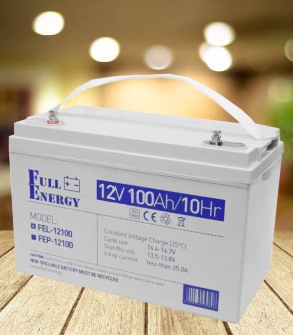 Гелевый Аккумулятор (GEL) Full Energy FEL-12100 Для ИБП 12V 100ah — изображение 2